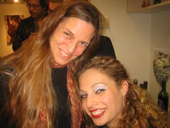 AMP Performer Nathalie Broizat and a Fellow Performance Artist