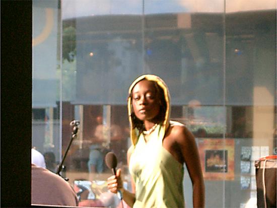 Akrasi performing at London's SouthBank